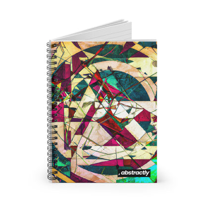 Doris Marshall - Electromagnetic Force, Abstractly - Spiral Notebook