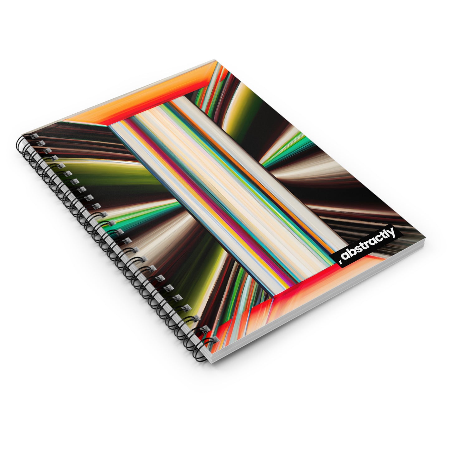 Ingrid Hartmann - Magnetic Force, Abstractly - Spiral Notebook