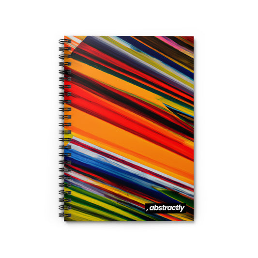 Carol Harwood - Friction Force, Abstractly - Spiral Notebook