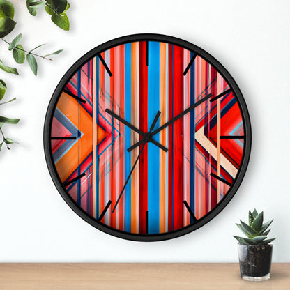 Irene Strauss - Electric Force, Abstractly - Wall Clock