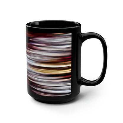 Victor Kienzle - Spring Force, Abstractly - Black Ceramic Mug 15oz