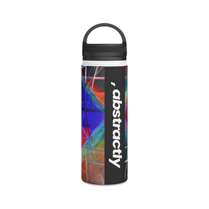 Isabella Rutherford - Gravity Force, Abstractly - Stainless Steel Water Bottle