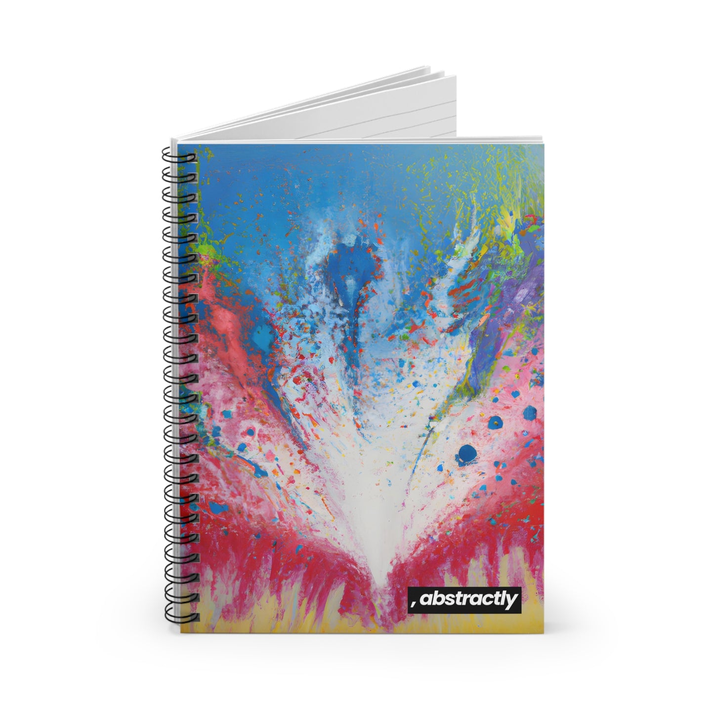 Chromafire Isotope - Chemistry, Abstractly - Spiral Notebook