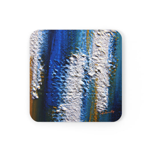 Crystalloxium Hydraflux - Chemistry, Abstractly - Corkwood Coaster Set of 4