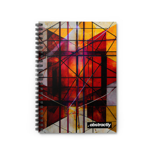 Valeria Delgado - Strong Force, Abstractly - Spiral Notebook