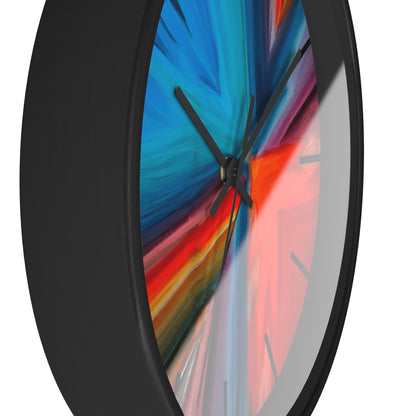 Barbara Fitzpatrick - Magnetic Force, Abstractly - Wall Clock