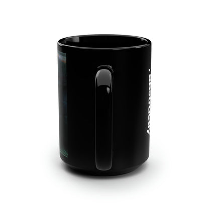 VentureGuard Financial - Diversification, Abstractly - Black Ceramic Mug 15oz