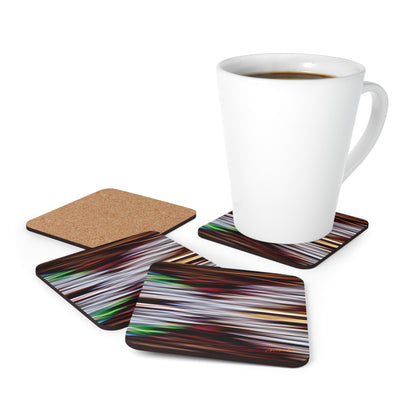 Victor Kienzle - Spring Force, Abstractly - Corkwood Coaster Set of 4