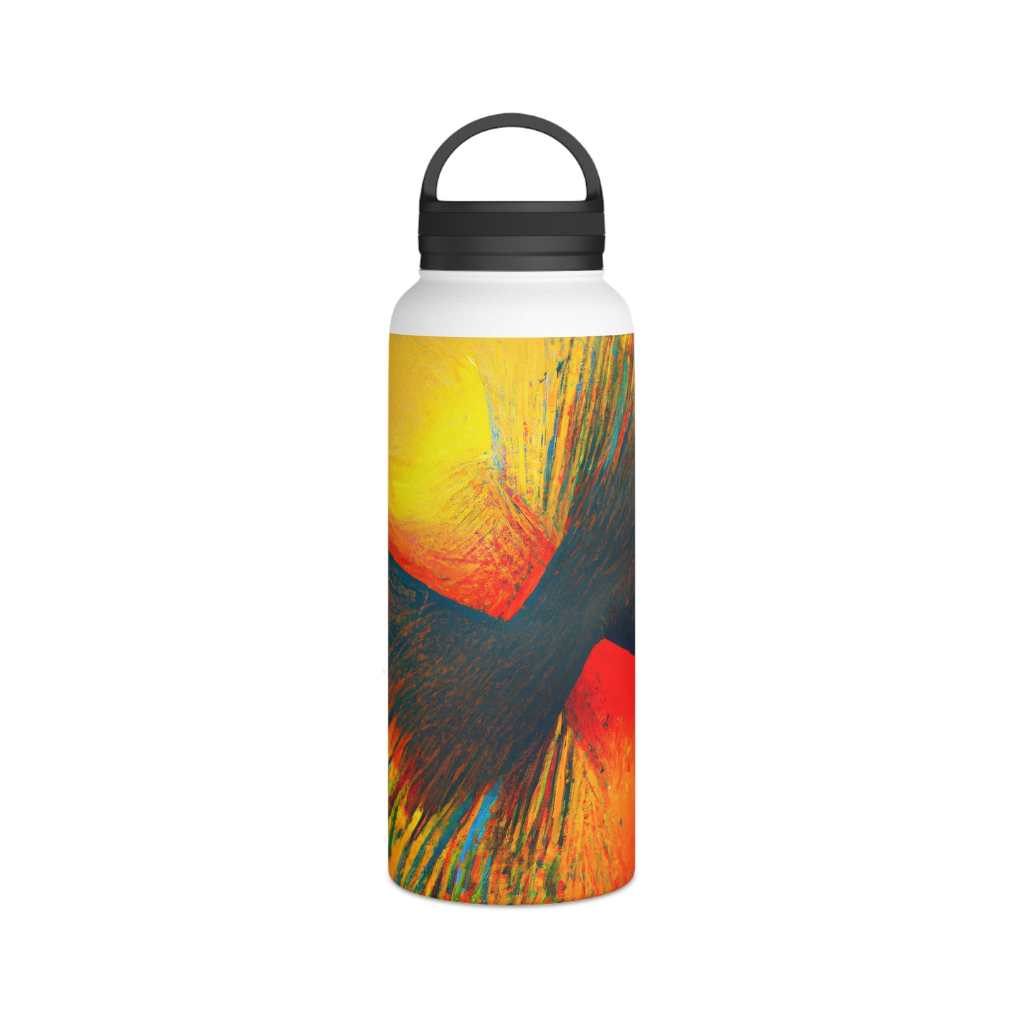 Frances Richter - Gravity Force, Abstractly - Stainless Steel Water Bottle