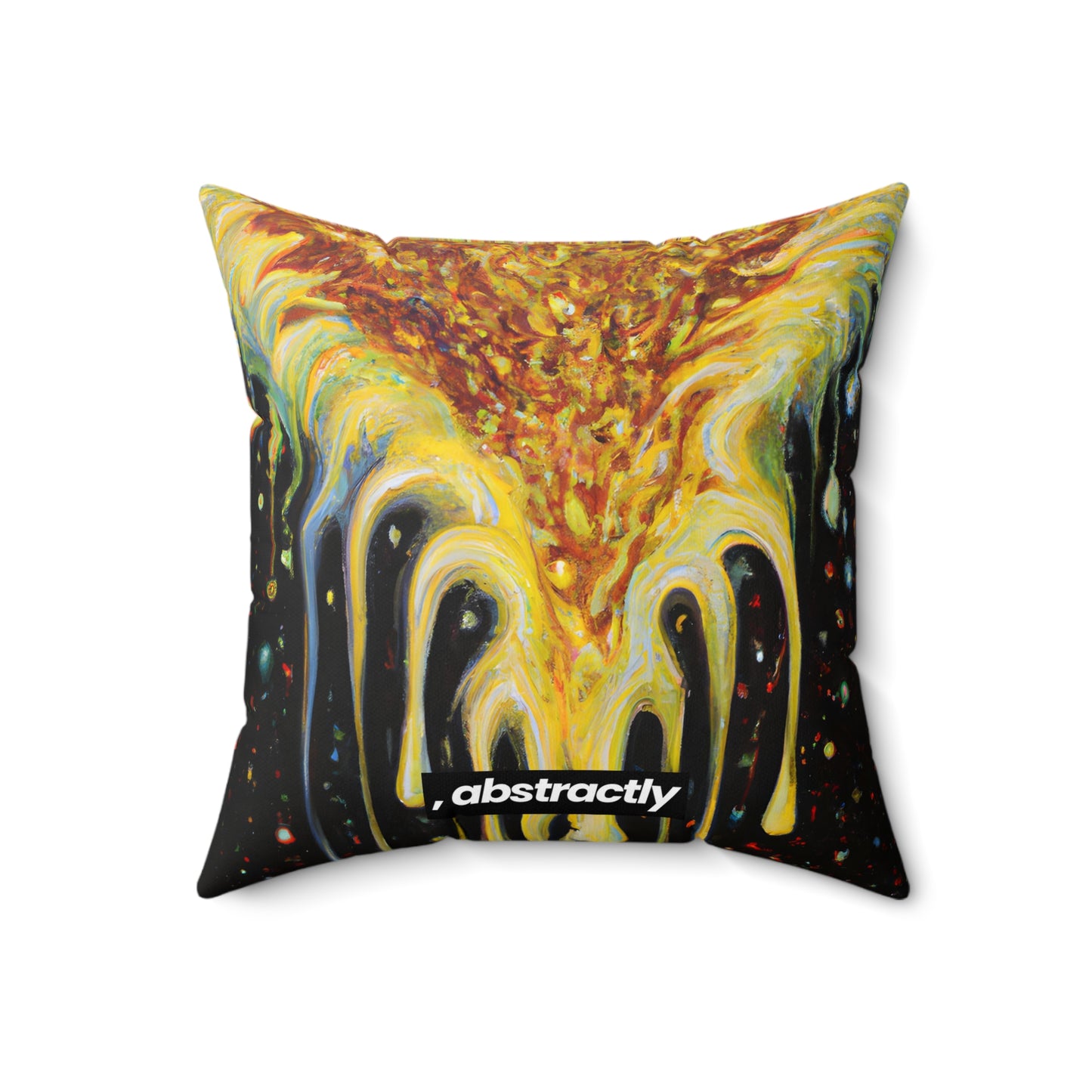 Shoadium Fluxite - Chemistry, Abstractly - Faux Suede Throw Pillow