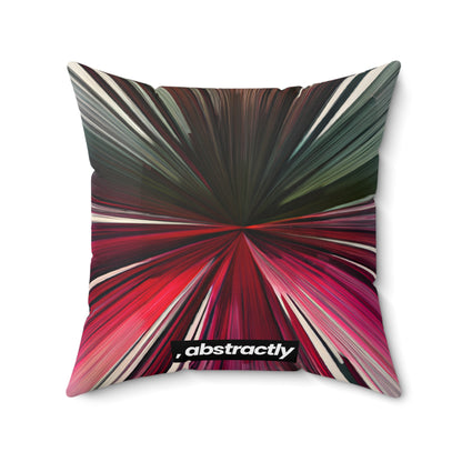 Lorenzo Mancini - Spring Force, Abstractly - Faux Suede Throw Pillow