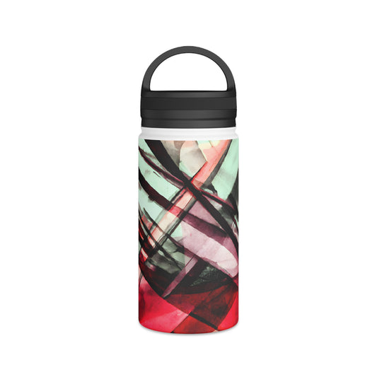 Phyllis Gallagher - Applied Force, Abstractly - Stainless Steel Water Bottle