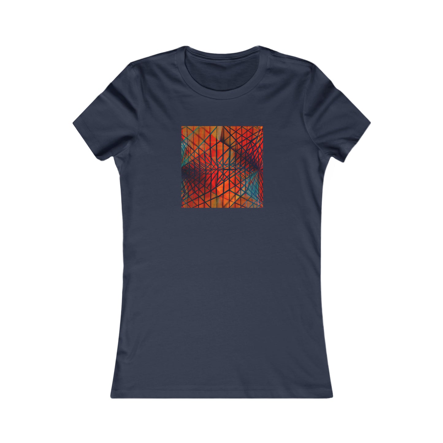 Harold Fitzsimmons - Tension Force, Abstractly - Ladies' Cut Tee