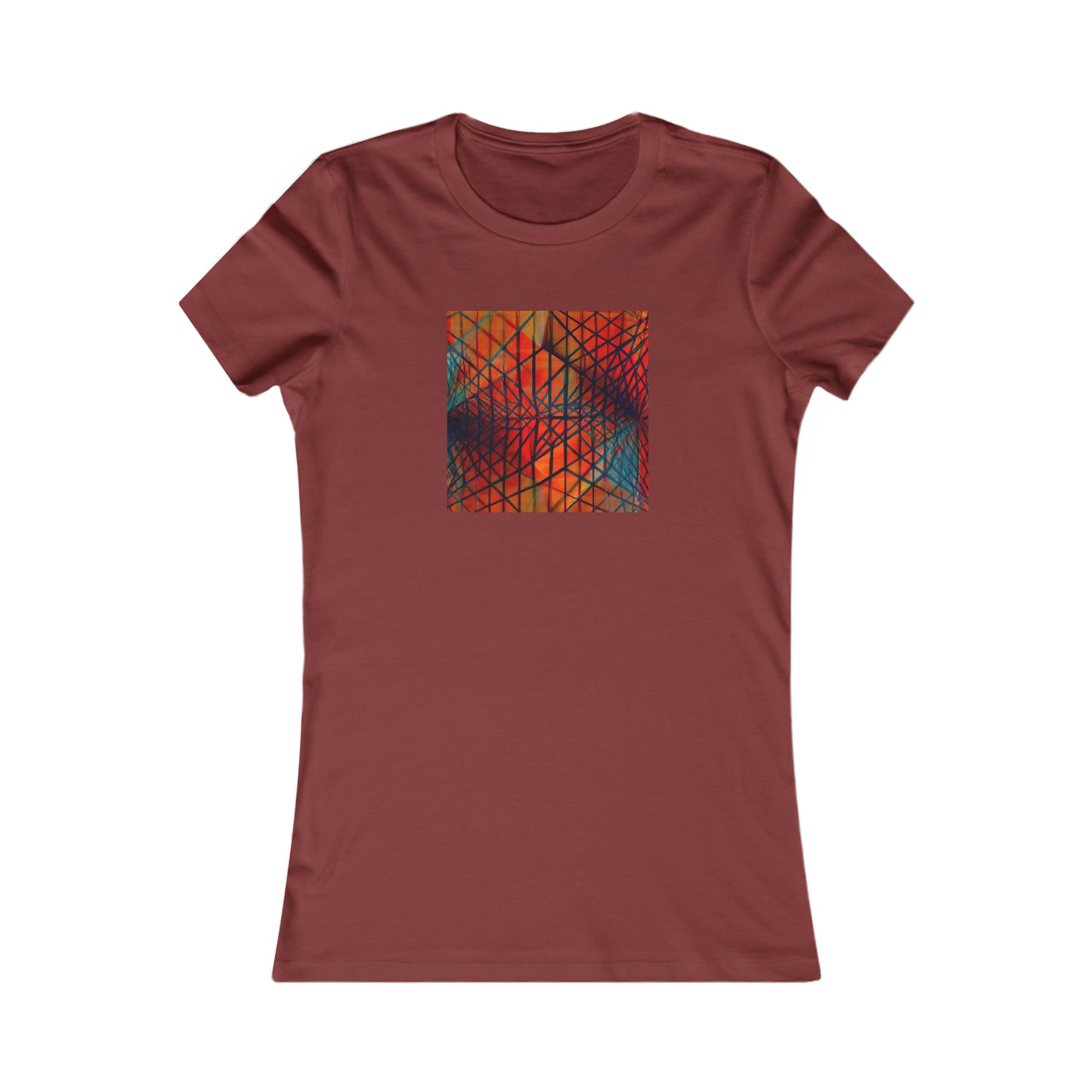 Harold Fitzsimmons - Tension Force, Abstractly - Ladies' Cut Tee