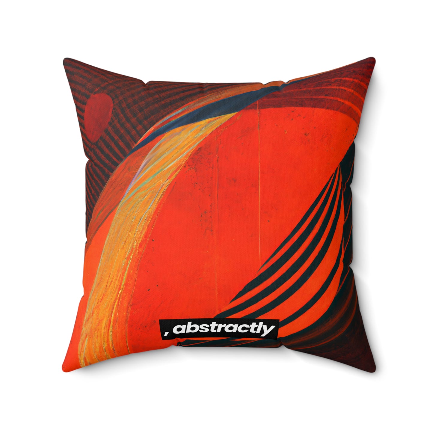 Nora Eisenberg - Normal Force, Abstractly - Faux Suede Throw Pillow