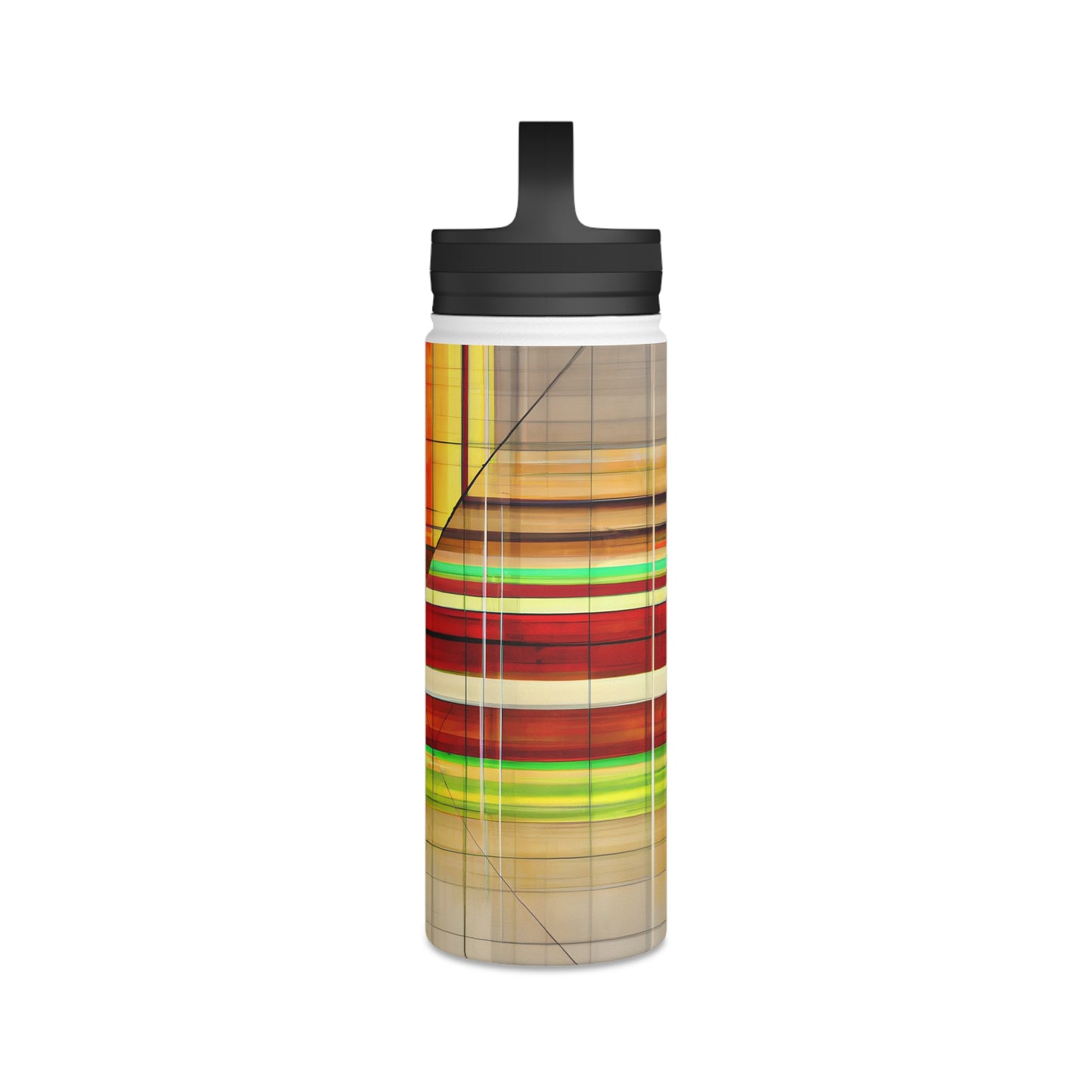 Evelyn Broadmore - Friction Force, Abstractly - Stainless Steel Water Bottle