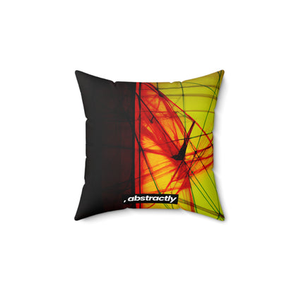 Leonard Sheffield - Magnetic Force, Abstractly - Faux Suede Throw Pillow