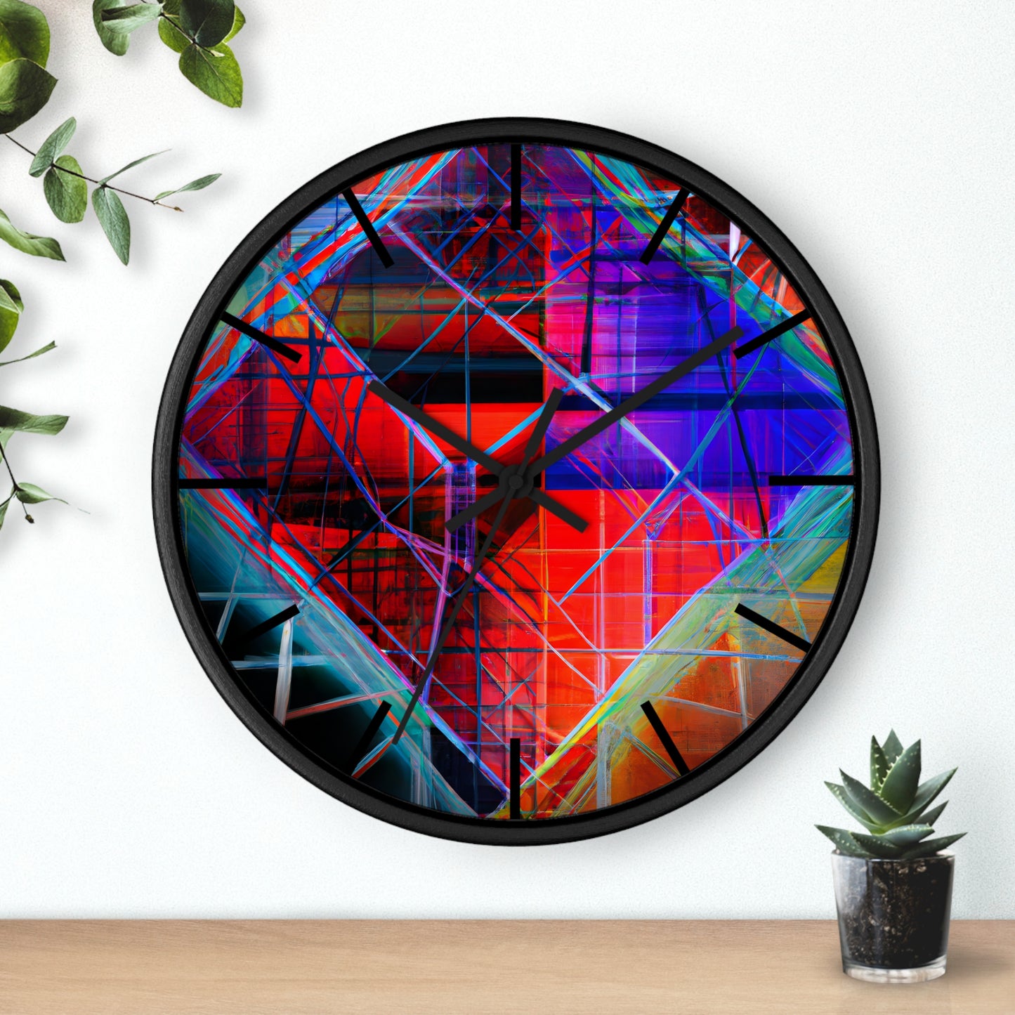 Isabella Rutherford - Gravity Force, Abstractly - Wall Clock