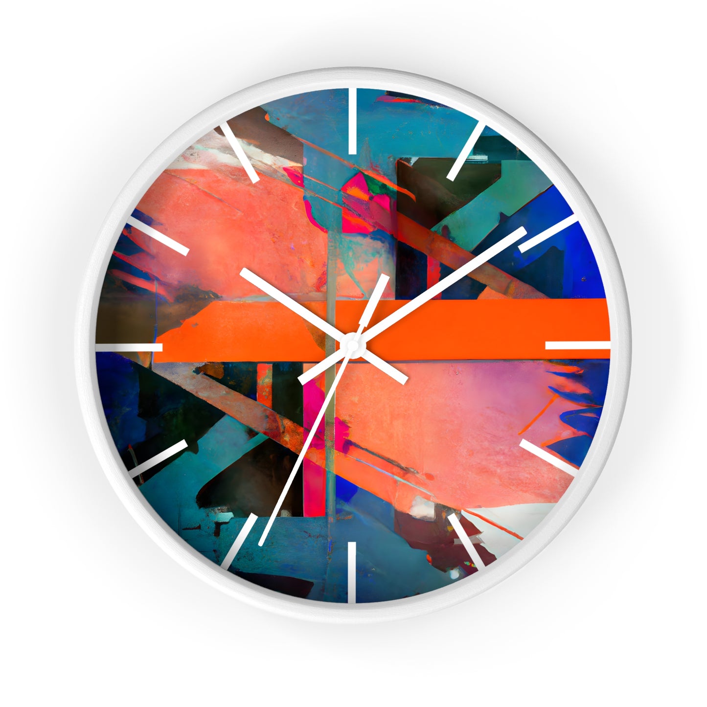 Ariana Sanders - Tension Force, Abstractly - Wall Clock