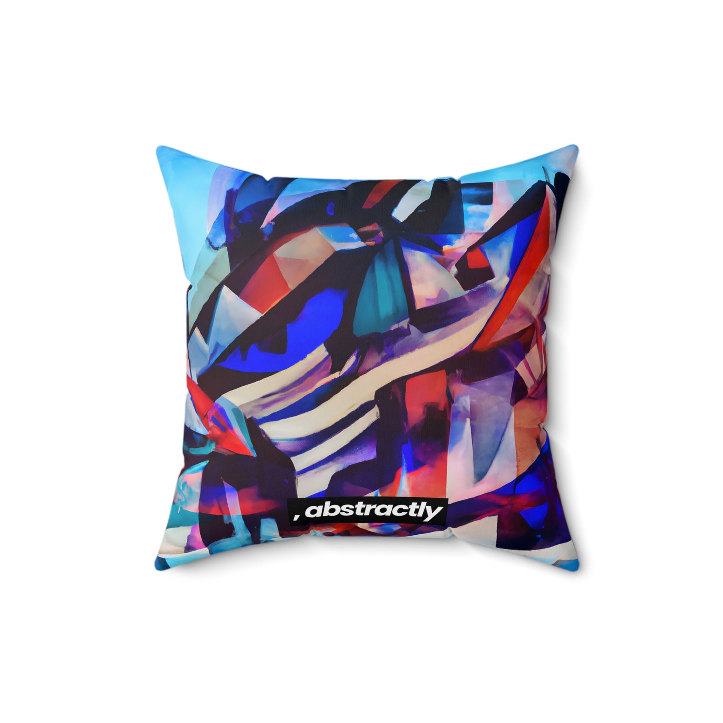 Virginia Berkeley - Normal Force, Abstractly - Faux Suede Throw Pillow