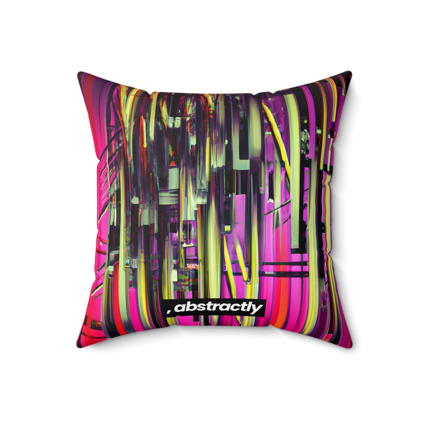 Anastasia Klimenko - Air Resistance Force, Abstractly - Faux Suede Throw Pillow