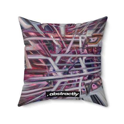 Francis Thorne - Normal Force, Abstractly - Faux Suede Throw Pillow