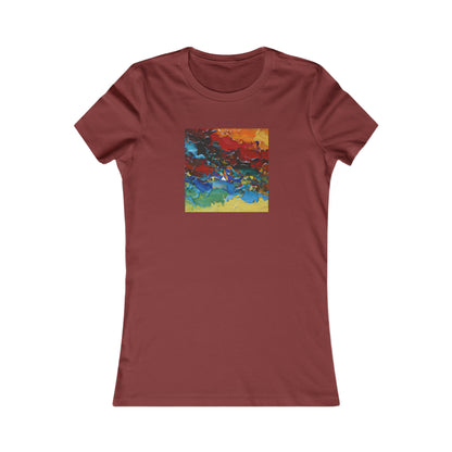 Polarisite Crystals - Chemistry, Abstractly - Ladies' Cut Tee