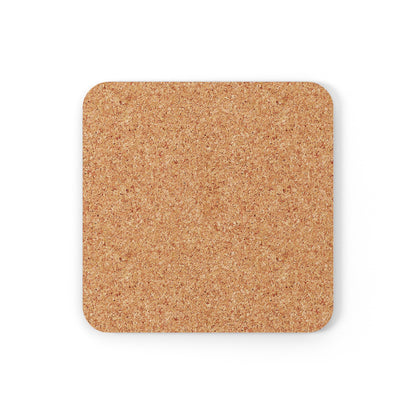 Bischoffite Alloy - Chemistry, Abstractly - Corkwood Coaster Set of 4