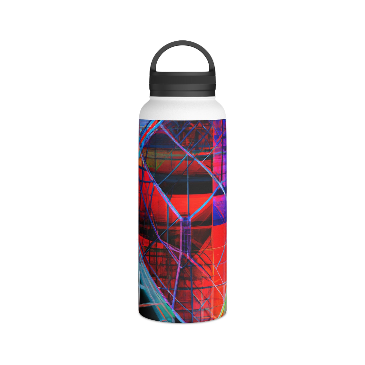 Isabella Rutherford - Gravity Force, Abstractly - Stainless Steel Water Bottle