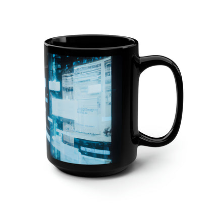 Silver Crest Financial - Debit, Abstractly - Black Ceramic Mug 15oz