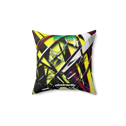 Audrey Rasmussen - Applied Force, Abstractly - Faux Suede Throw Pillow