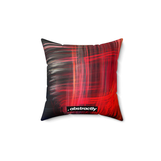 Veronica Chamberlain - Weak Force, Abstractly - Faux Suede Throw Pillow