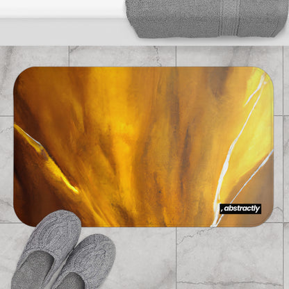 Cybernite Alloy - Titanium, Abstractly - Bath Mat