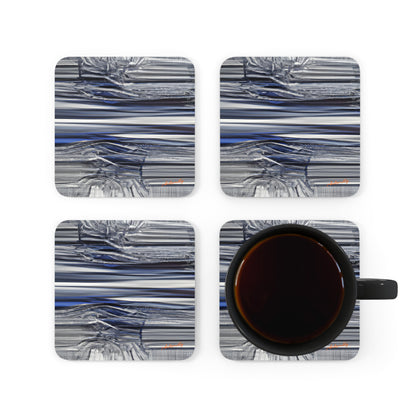 Victoria Eisenhardt - Spring Force, Abstractly - Corkwood Coaster Set of 4