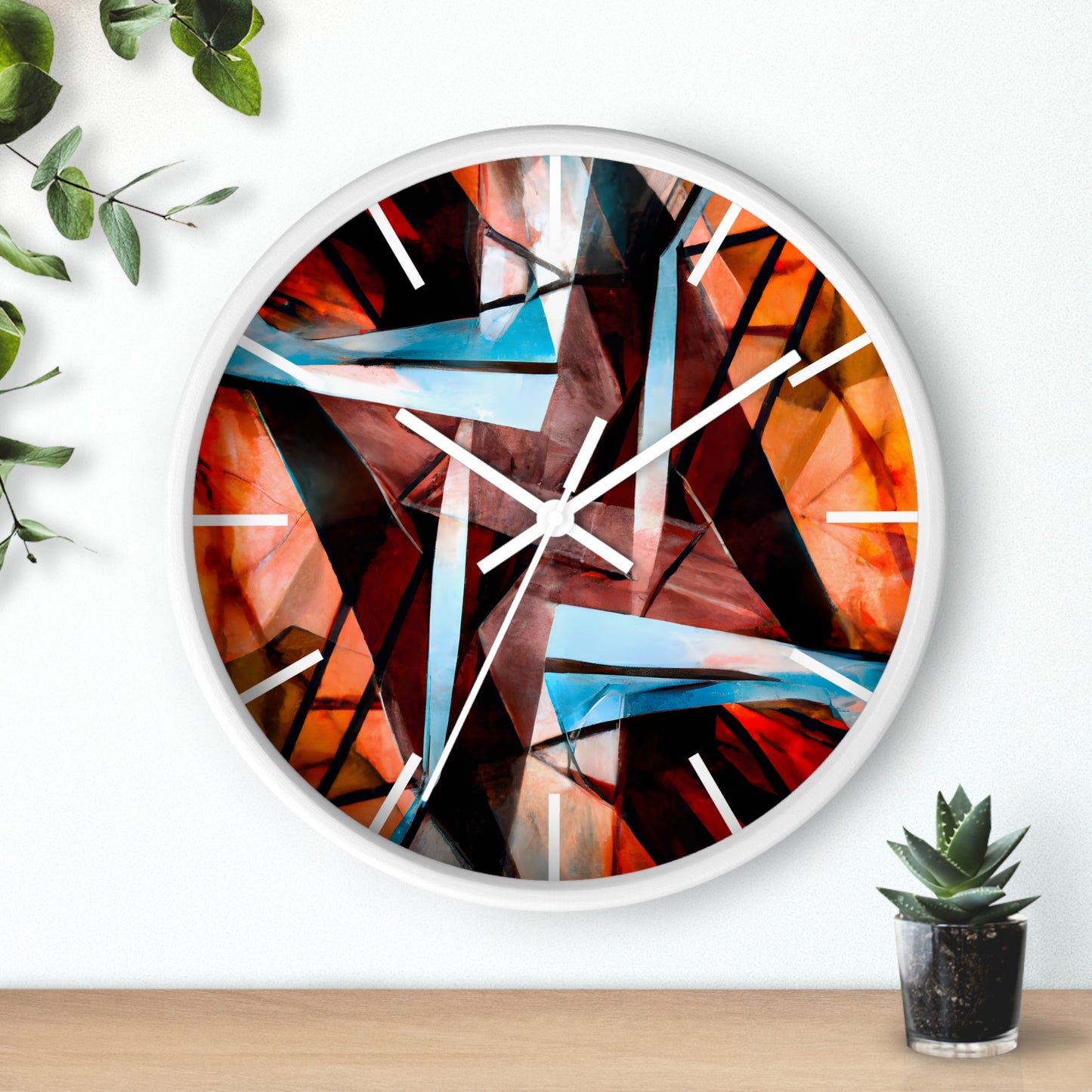 Lilian Hawking - Electric Force, Abstractly - Wall Clock