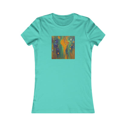 Quantum Sapphire Element - Chemistry, Abstractly - Ladies' Cut Tee