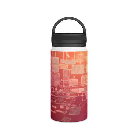 Eagle Integrity - Cash Flow, Abstractly - Stainless Steel Water Bottle