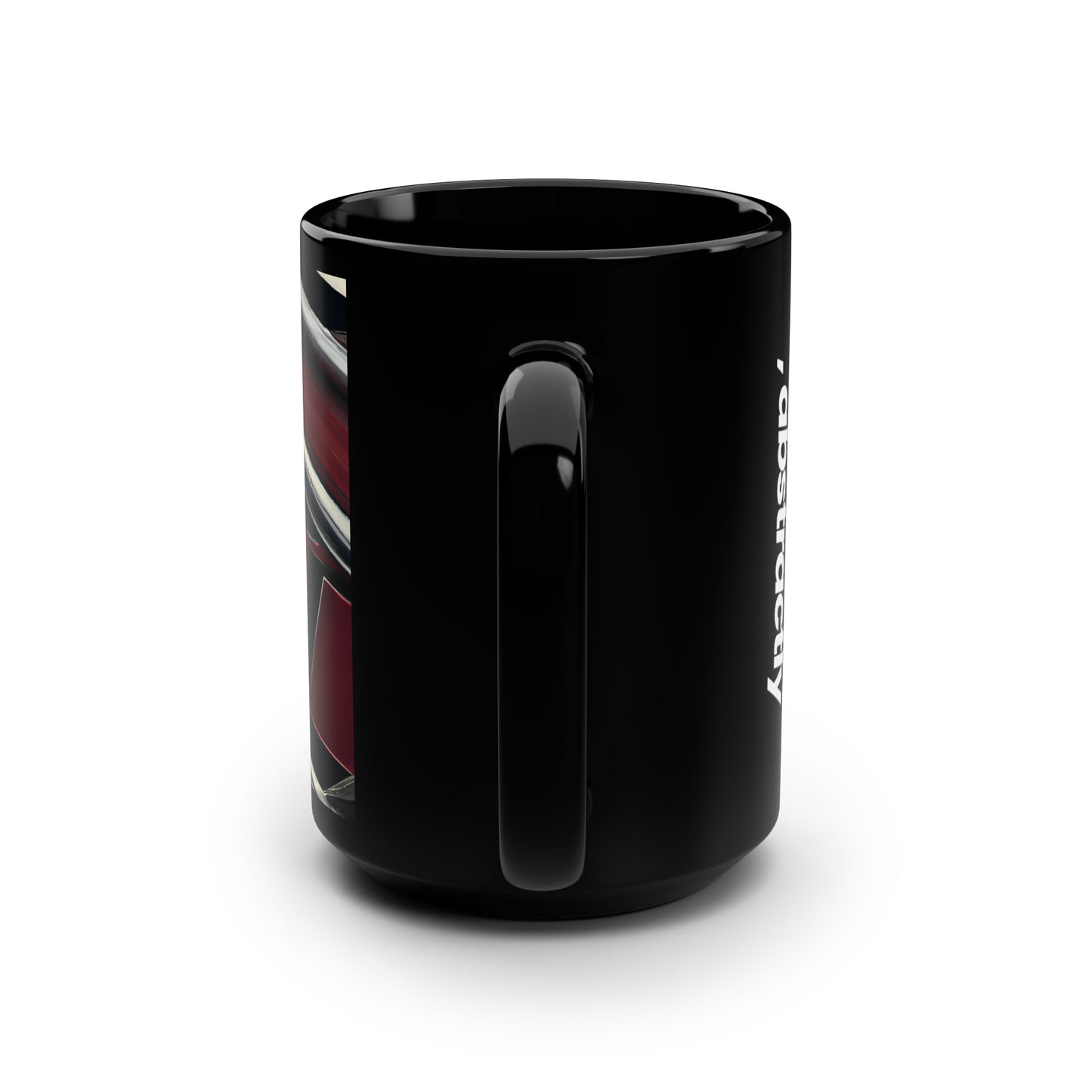 Edwin Holloway - Spring Force, Abstractly - Black Ceramic Mug 15oz