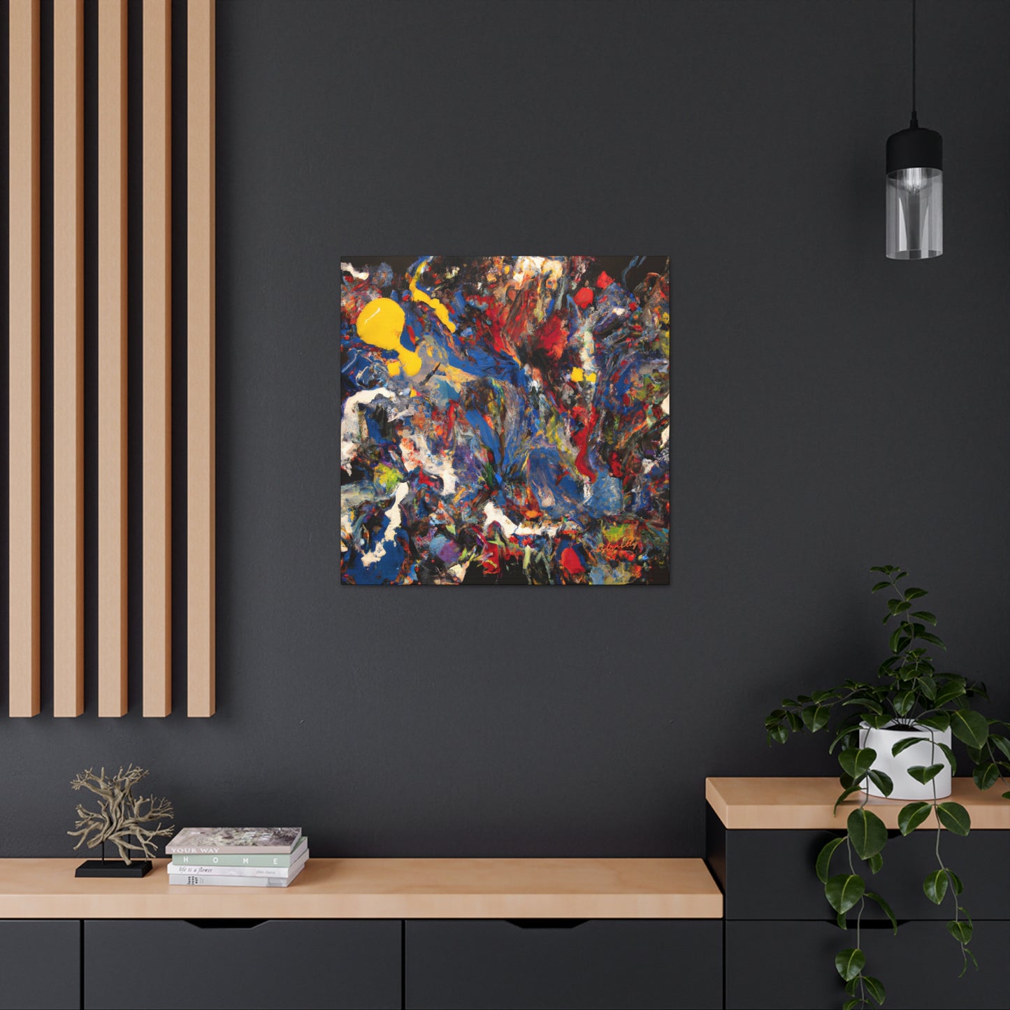 Amber Phosphorus Hexide - Chemistry, Abstractly - Canvas