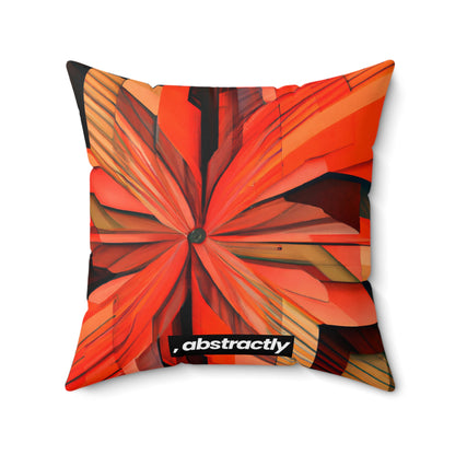 Maxine Lennox - Spring Force, Abstractly - Faux Suede Throw Pillow