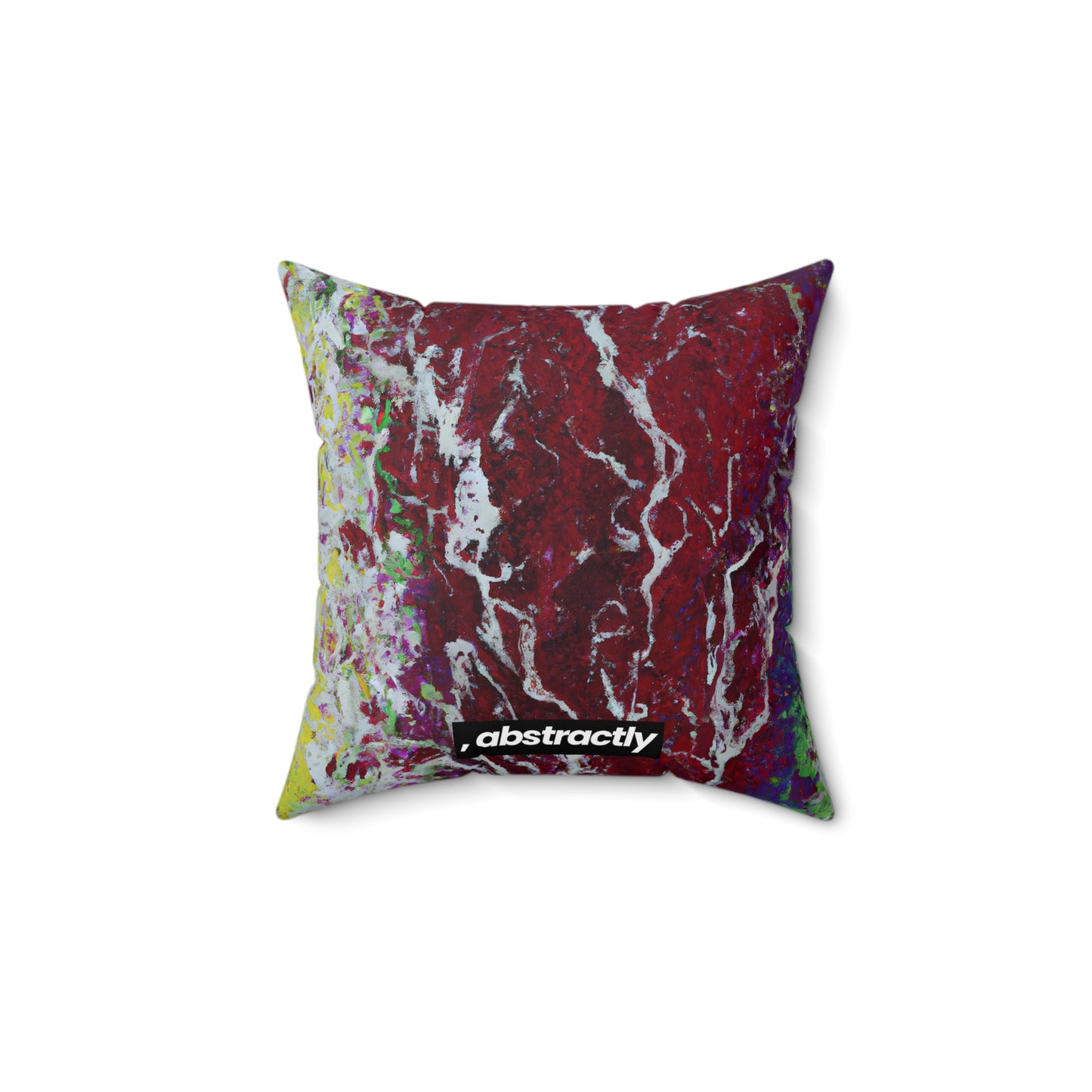 Azure Linxium - Chemistry, Abstractly - Faux Suede Throw Pillow