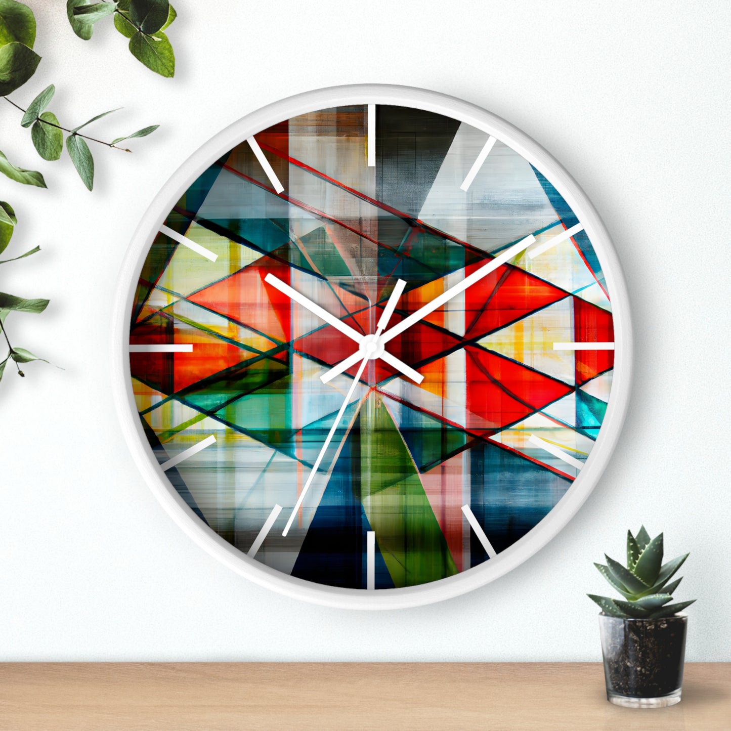 Lillian Czerny - Friction Force, Abstractly - Wall Clock