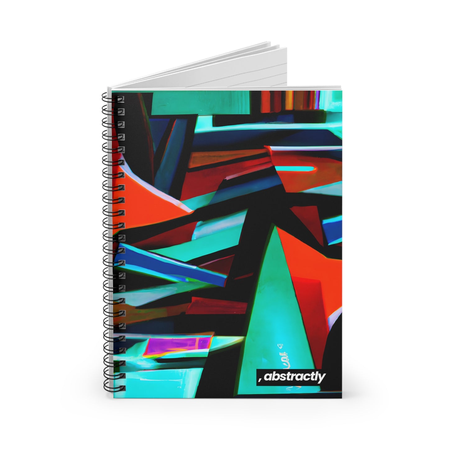 Betty Hawking - Friction Force, Abstractly - Spiral Notebook