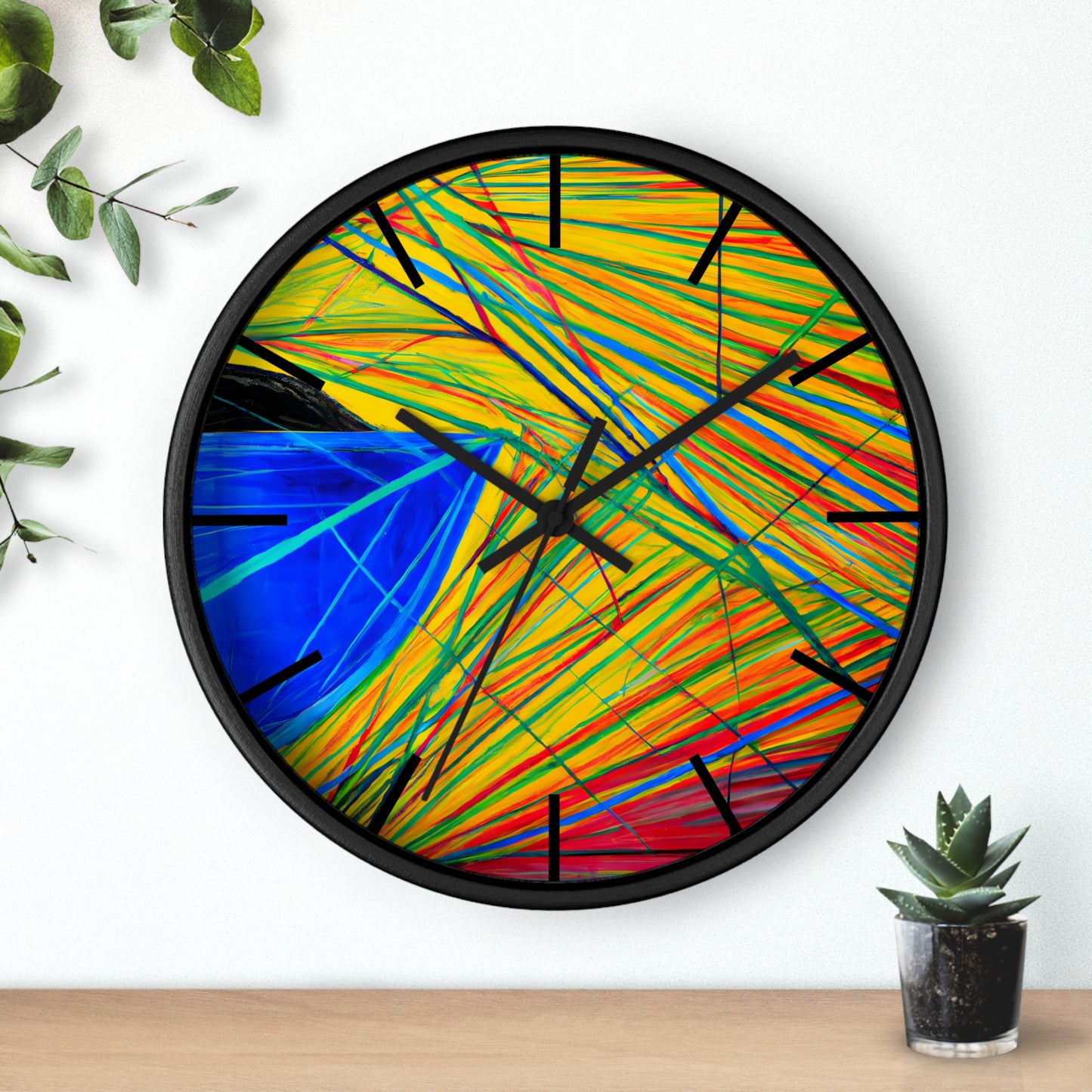 Gerald Michelson - Electric Force, Abstractly - Wall Clock