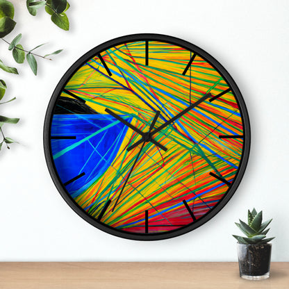 Gerald Michelson - Electric Force, Abstractly - Wall Clock