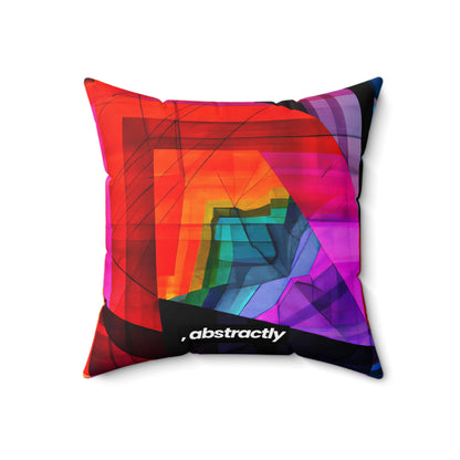 Ivan Petrovich - Tension Force, Abstractly - Faux Suede Throw Pillow