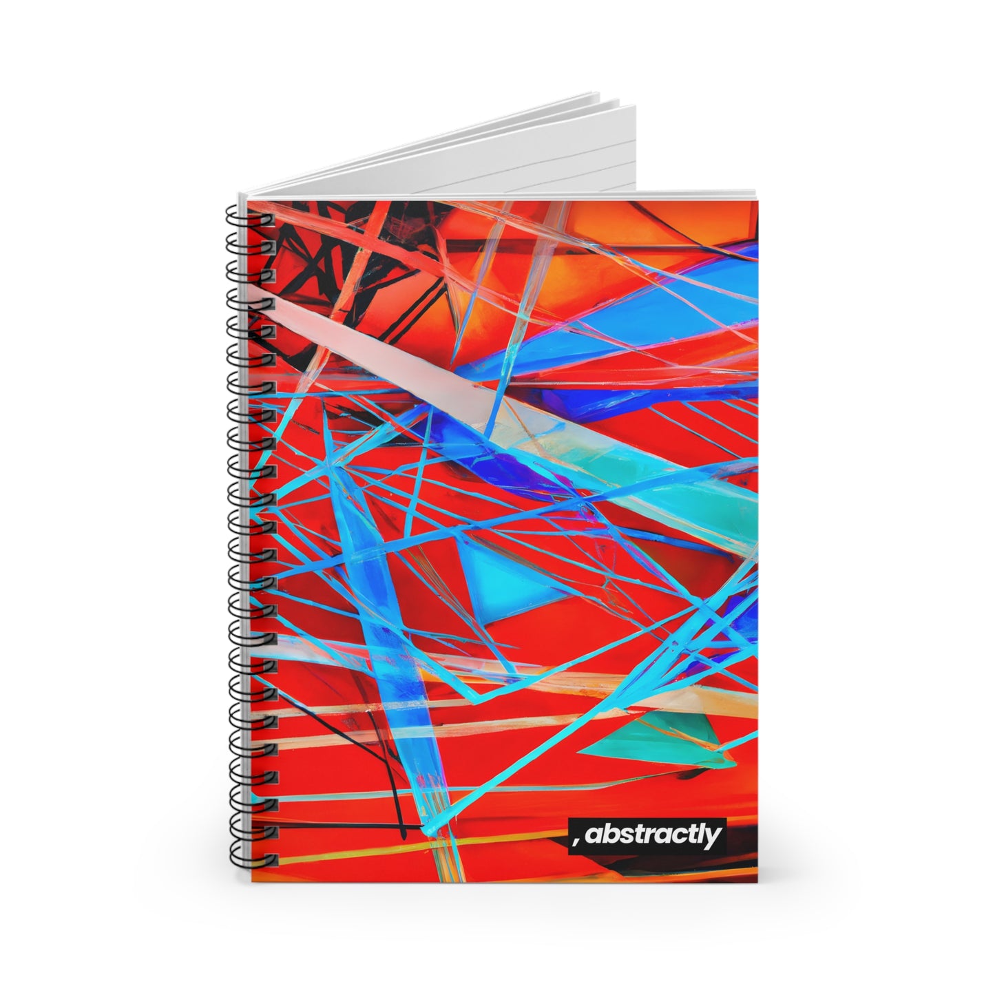 Darlene Roessler - Electric Force, Abstractly - Spiral Notebook