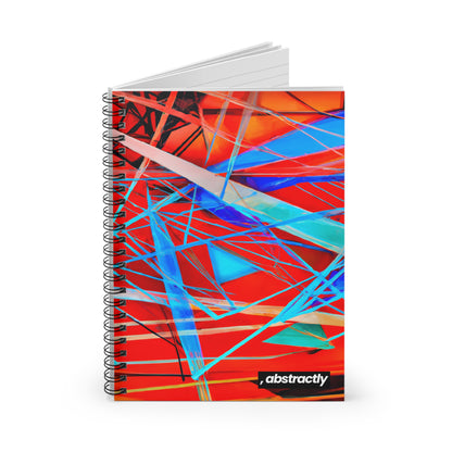 Darlene Roessler - Electric Force, Abstractly - Spiral Notebook