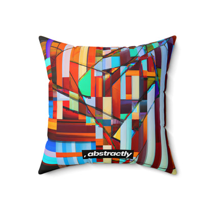 Edward Higgs - Electromagnetic Force, Abstractly - Faux Suede Throw Pillow