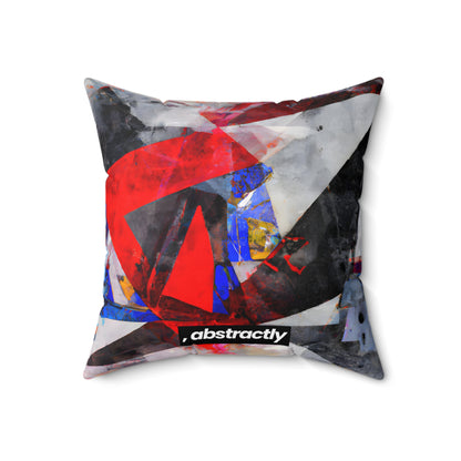 William Kerrigan - Friction Force, Abstractly - Faux Suede Throw Pillow